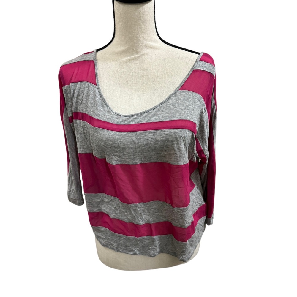 Y2K STRIPED BLOUSE